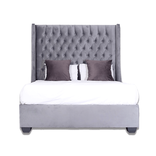Button Headboard and Base Set